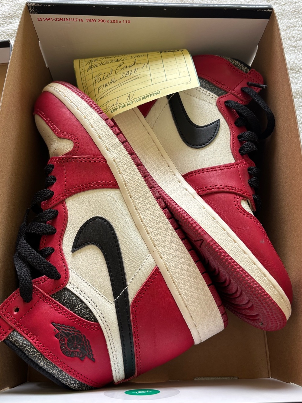 Nike Air Jordan 1 Retro high OG Gs - Red/White/Black